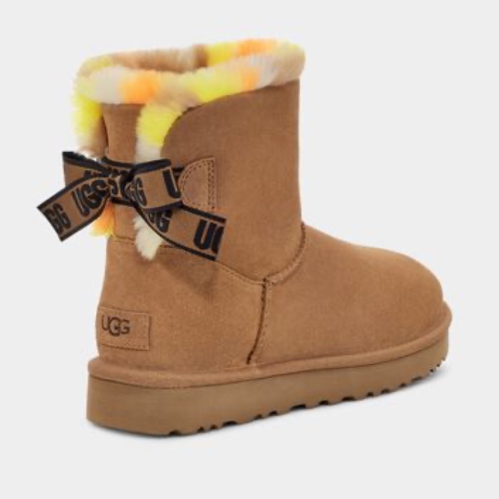 UGG Mini Bailey Bow Plaid Punk